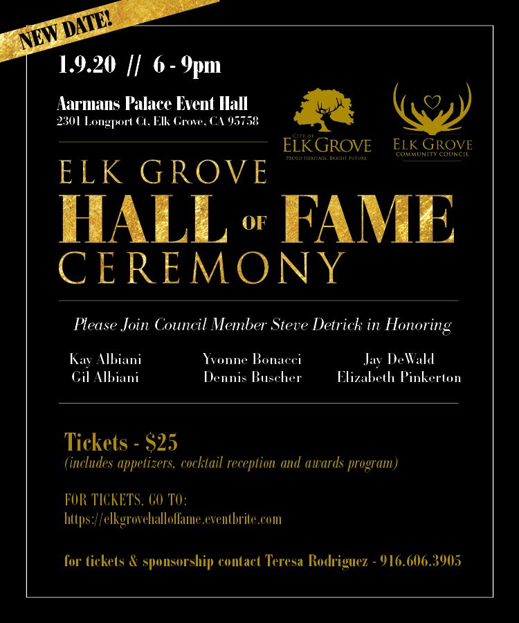 Elk Grove Hall of Fame 2020 Living In Elk Grove